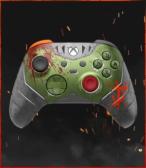 Official Limited Edition Xbox Controller DOOM The Dark Ages Design (1)