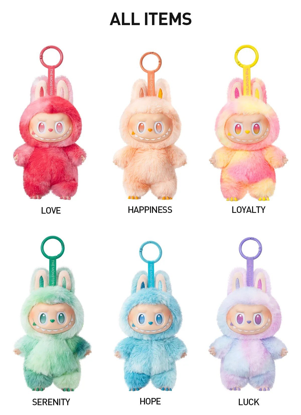 POP MART THE MONSTERS Big into Energy Series-Vinyl Plush Pendant Blind Box (12)