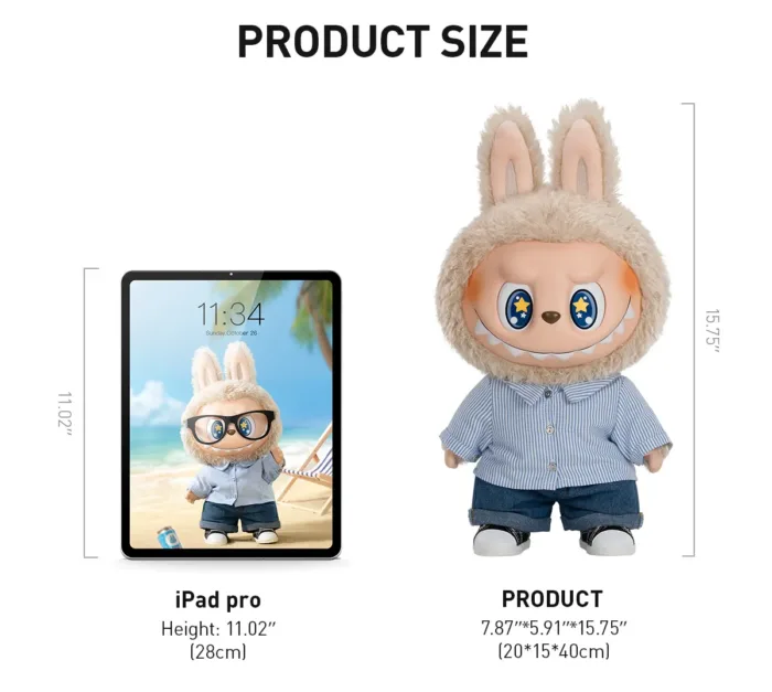 POP MART Labubu THE MONSTERS - FLIP WITH ME Vinyl Plush Doll