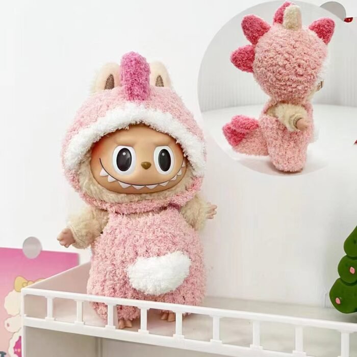 handmande clothes for pop mart labubu Vinyl Plush Doll 17cm available (1)