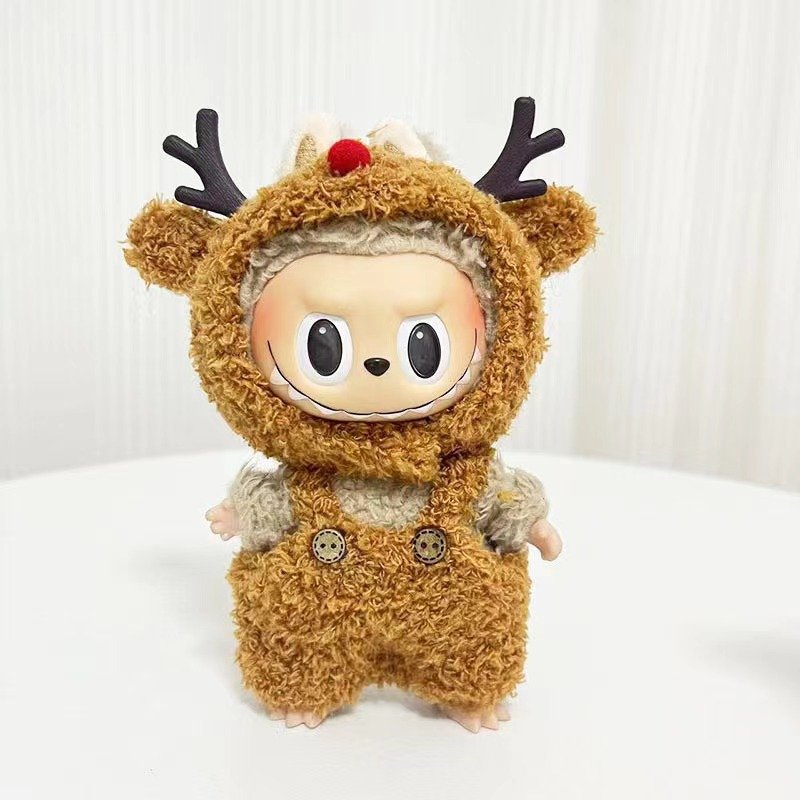 handmande clothes for pop mart labubu Vinyl Plush Doll 17cm available (1)